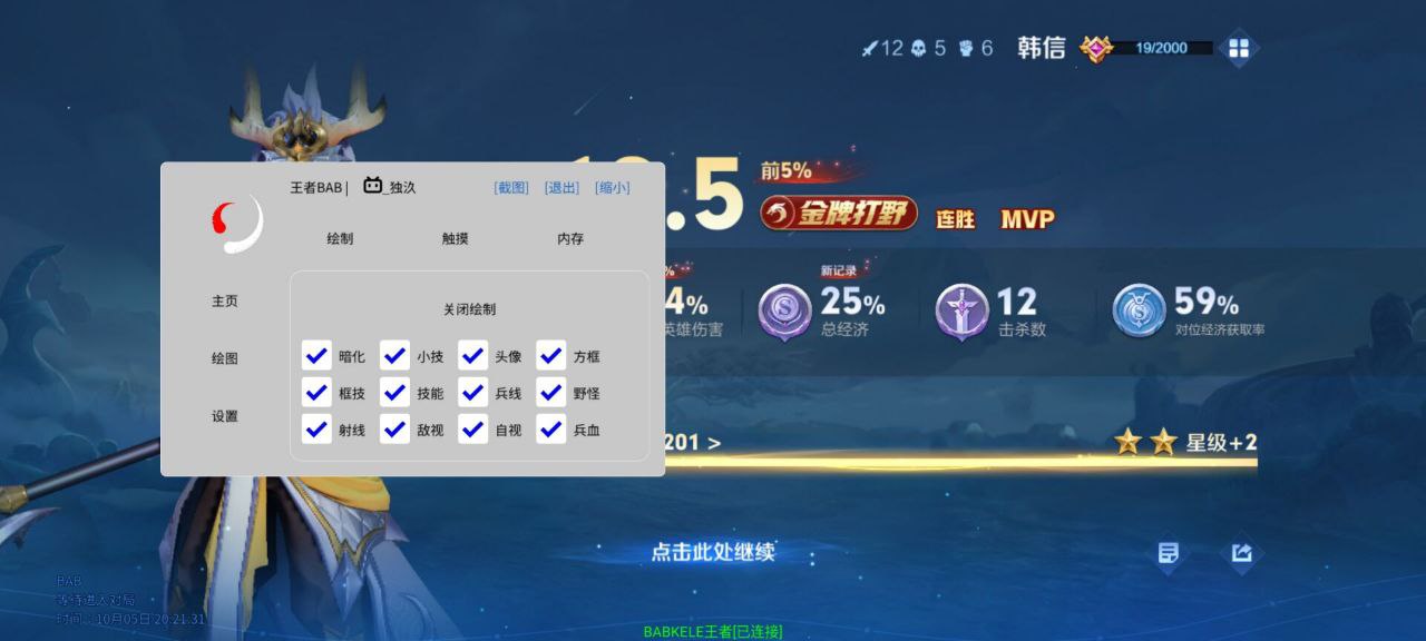 王者荣耀《九天玄鸟》外挂